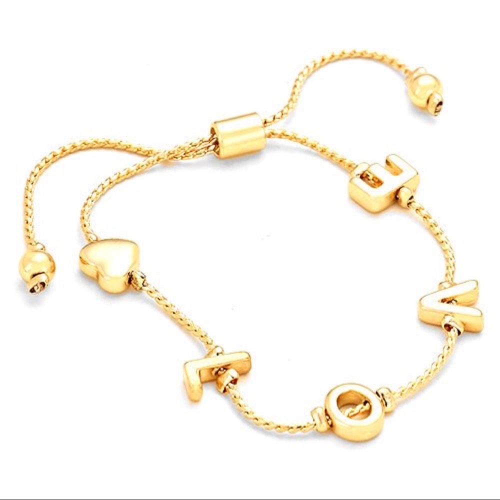 Pull String LOVE Bracelet, NWT